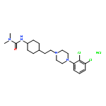 3-[4-[2-[4-(2,3-dichlorophenyl)piperazin-1-yl]ethyl]cyclohexyl]-1,1-dimethylurea;hydrochloride