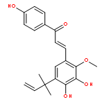 5-(1,1-dimethylallyl)-3,4,4'-trihydroxy-2-methoxychalcone