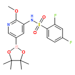 2,4-difluoro-N-[2-methoxy-5-(4,4,5,5-tetramethyl-1,3,2-dioxaborolan-2-yl)-3-pyridinyl]-Benzenesulfonamide