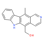 6H-Pyrido[4,3-b]carbazole-5-methanol,11-methyl-