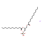 Dodecanoic acid,1,1'-[(1R)-1-[(phosphonooxy)methyl]-1,2-ethanediyl] ester, sodium salt (1:1)