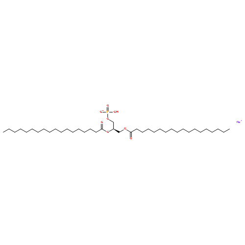 Octadecanoicacid, 1,1'-(1R)-1-[(phosphonooxy)methyl]-1,2-ethanediyl ester, sodium salt(1:1)