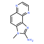 3H-Imidazo[4,5-f]quinoxalin-2-amine,3-methyl-