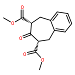 5H-Benzocycloheptene-6,8-dicarboxylic acid, 6,7,8,9-tetrahydro-7-oxo-, dimethyl ester, cis-