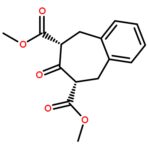 5H-Benzocycloheptene-6,8-dicarboxylic acid, 6,7,8,9-tetrahydro-7-oxo-, dimethyl ester, cis-