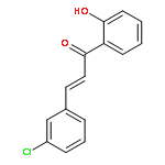 2-Propen-1-one, 3-(3-chlorophenyl)-1-(2-hydroxyphenyl)-, (E)-