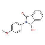 1H-Isoindol-1-one, 2,3-dihydro-3-hydroxy-2-(4-methoxyphenyl)-