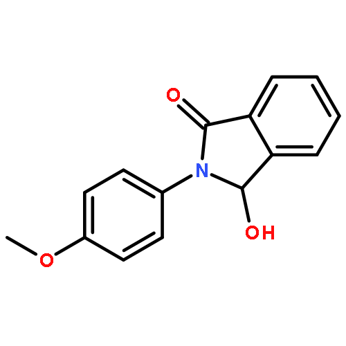 1H-Isoindol-1-one, 2,3-dihydro-3-hydroxy-2-(4-methoxyphenyl)-