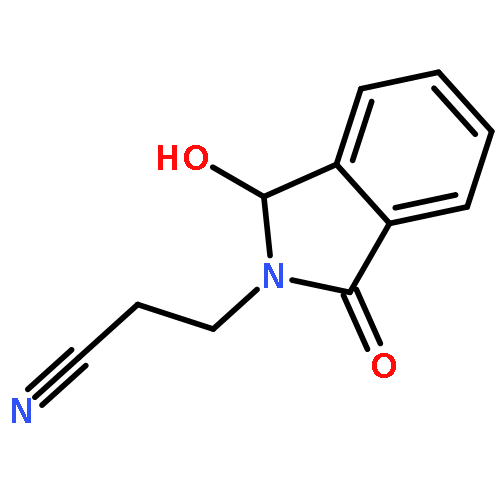 1,3-dihydro-1-hydroxy-3-oxo-2H-Isoindole-2-propanenitrile