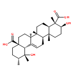 Urs-12-ene-23,28-dioicacid, 3,19-dihydroxy-, (3b,4b)-