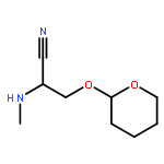 PROPANENITRILE, 2-(METHYLAMINO)-3-[(TETRAHYDRO-2H-PYRAN-2-YL)OXY]-