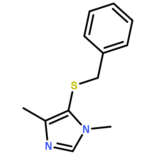 1H-Imidazole, 1,4-dimethyl-5-[(phenylmethyl)thio]-