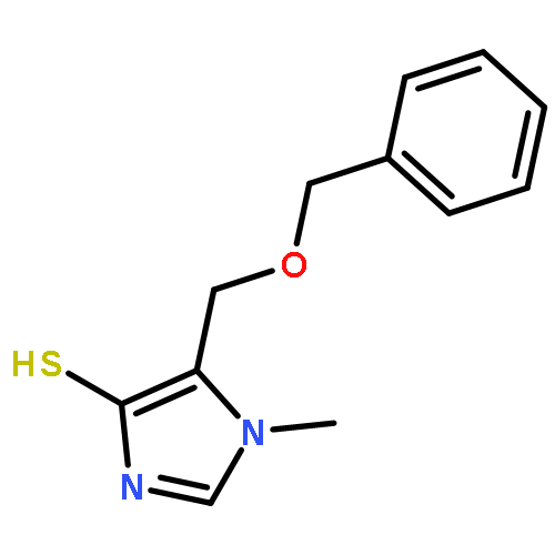 1H-Imidazole-4-thiol, 1-methyl-5-[(phenylmethoxy)methyl]-