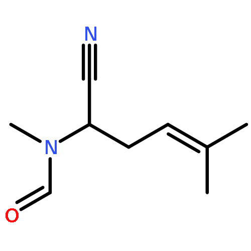 Formamide, N-(1-cyano-4-methyl-3-pentenyl)-N-methyl-, (±)-