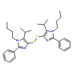 1H-Imidazole, 4,4'-dithiobis[1-butyl-5-(1-methylethyl)-2-phenyl-