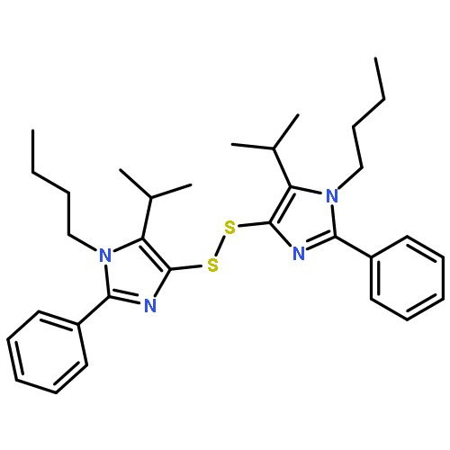 1H-Imidazole, 4,4'-dithiobis[1-butyl-5-(1-methylethyl)-2-phenyl-