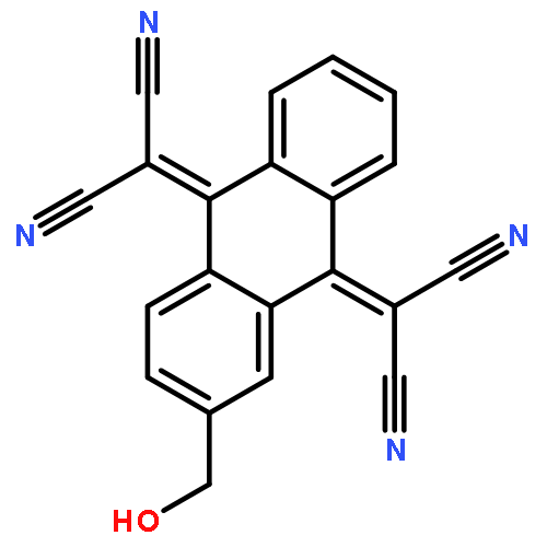 Propanedinitrile, 2,2'-[2-(hydroxymethyl)-9,10-anthracenediylidene]bis-