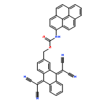 Carbamic acid, 1-pyrenyl-,[9,10-bis(dicyanomethylene)-9,10-dihydro-2-anthracenyl]methyl ester