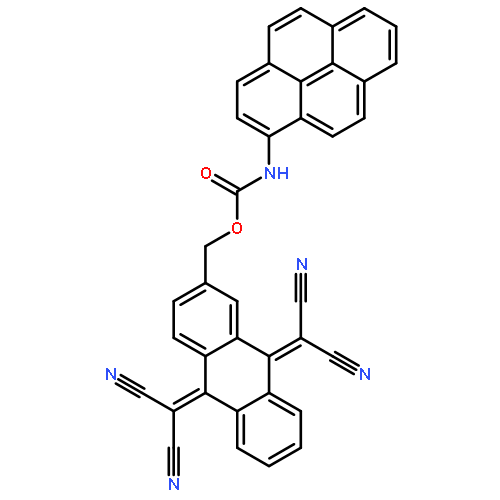 Carbamic acid, 1-pyrenyl-,[9,10-bis(dicyanomethylene)-9,10-dihydro-2-anthracenyl]methyl ester