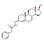 Pyridinium, 1-[2-[[(17b)-17-hydroxyandrost-4-en-3-ylidene]hydrazino]-2-oxoethyl]-