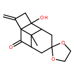 Spiro[1,3-dioxolane-2,9'-tricyclo[5.3.1.02,5]undecan]-6'-one, 2'-hydroxy-11',11'-dimethyl-4'-methylene-