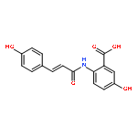 Benzoic acid,5-hydroxy-2-[[(2E)-3-(4-hydroxyphenyl)-1-oxo-2-propen-1-yl]amino]-