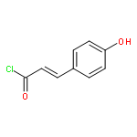 2-Propenoyl chloride, 3-(4-hydroxyphenyl)-, (2E)-