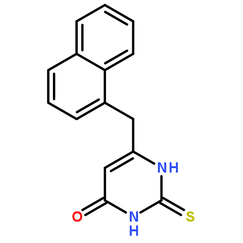 4(1H)-Pyrimidinone, 2,3-dihydro-6-(1-naphthalenylmethyl)-2-thioxo-