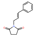 2,5-Pyrrolidinedione, 1-(3-phenyl-2-propenyl)-