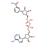 Adenosine5'-(trihydrogen diphosphate), P'®5'-ester with 3-(aminocarbonyl)-1-a-D-arabinofuranosylpyridinium inner salt (9CI)