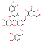 [(2R,3R,4R,5R,6R)-6-[2-(3,4-DIHYDROXYPHENYL)ETHOXY]-5-HYDROXY-2-[[(2R,3R,4S,5R,6R)-3,4,5-TRIHYDROXY-6-(HYDROXYMETHYL)OXAN-2-YL]OXYMETHYL]-4-[(2S,3R,4R,5R,6S)-3,4,5-TRIHYDROXY-6-METHYLOXAN-2-YL]OXYOXAN-3-YL] (E)-3-(3,4-DIHYDROXYPHENYL)PROP-2-ENOATE