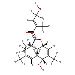 (1E,3beta,4E,6alpha,7beta,8beta)-3-hydroxy-8-[(4-hydroxytigloyl)oxy]germacra-1(10),4,11(13)-trieno-12,6-lactone