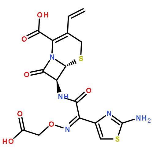 (6R,7S)-7-[[(2Z)-2-(2-AMINO-1,3-THIAZOL-4-YL)-2-(CARBOXYMETHOXYIMINO)ACETYL]AMINO]-3-ETHENYL-8-OXO-5-THIA-1-AZABICYCLO[4.2.0]OCT-2-ENE-2-CARBOXYLIC ACID