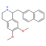 Isoquinoline, 1,2,3,4-tetrahydro-6,7-dimethoxy-1-(2-naphthalenylmethyl)-