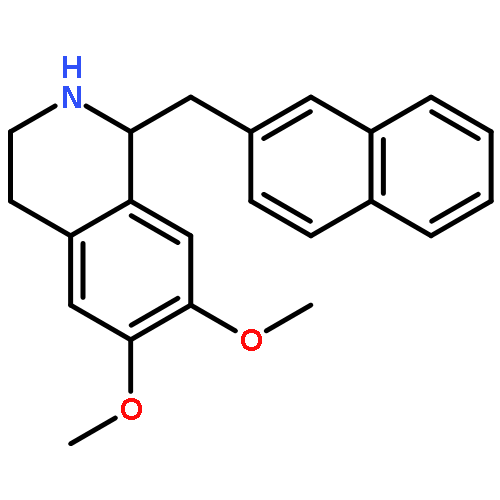 Isoquinoline, 1,2,3,4-tetrahydro-6,7-dimethoxy-1-(2-naphthalenylmethyl)-