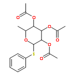 Phenyl 2,3,4-Tri-O-acetyl-1-thio-α-L-rhamnopyranoside