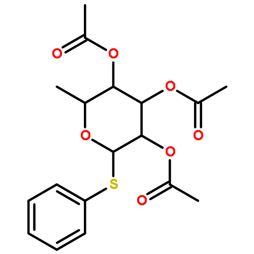 Phenyl 2,3,4-Tri-O-acetyl-1-thio-α-L-rhamnopyranoside