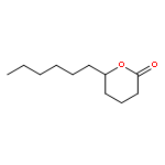 2H-Pyran-2-one, 6-hexyltetrahydro-, (R)-