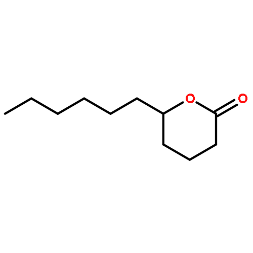 2H-Pyran-2-one, 6-hexyltetrahydro-, (S)-