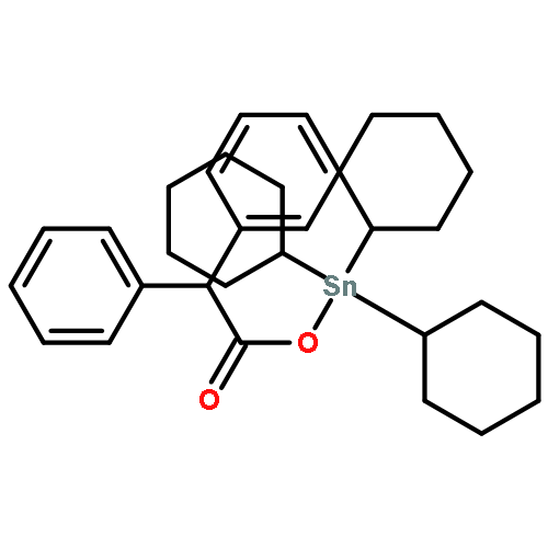 Stannane, tricyclohexyl[(diphenylacetyl)oxy]-