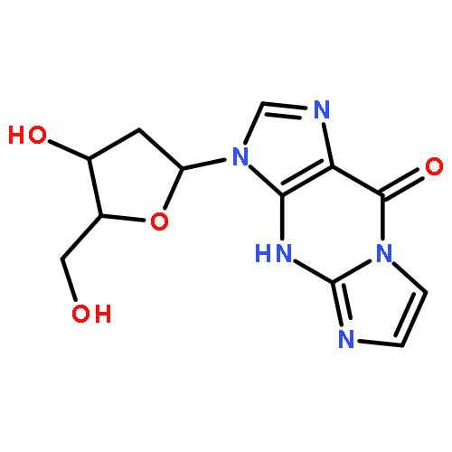 9H-Imidazo[1,2-a]purin-9-one,3-(2-deoxy-b-D-erythro-pentofuranosyl)-3,4-dihydro-