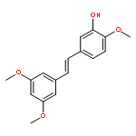 Phenol,5-[(1E)-2-(3,5-dimethoxyphenyl)ethenyl]-2-methoxy-