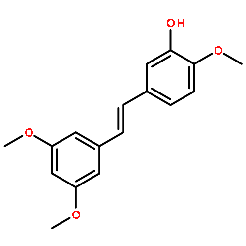 Phenol,5-[(1E)-2-(3,5-dimethoxyphenyl)ethenyl]-2-methoxy-