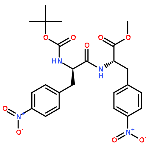 L-Phenylalanine, N-[N-[(1,1-dimethylethoxy)carbonyl]-4-nitro-D-phenylalanyl]-4-nitro-, methyl ester