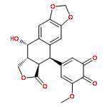 3,5-Cyclohexadiene-1,2-dione,5-[(5R,5aR,8aR,9S)-5,5a,6,8,8a,9-hexahydro-9-hydroxy-6-oxofuro[3',4':6,7]naphtho[2,3-d]-1,3-dioxol-5-yl]-3-methoxy-