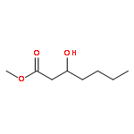 Heptanoic acid, 3-hydroxy-, methyl ester, (3R)-