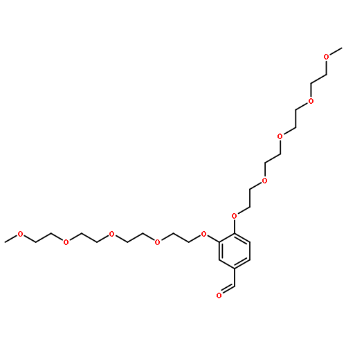 3,4-bis[2-[2-[2-(2-methoxyethoxy)ethoxy]ethoxy]ethoxy]benzaldehyde