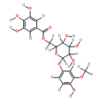 1-O-(3-methoxy-4-hydroxyphenyl)-6-O-galloyl-beta-D-glucopyranoside