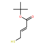 2-Butenoic acid, 4-mercapto-, 1,1-dimethylethyl ester, (E)-