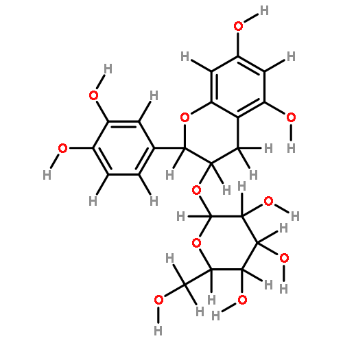 3-O-beta-D-Glucopyranoside-(2R,3S)-3,3',4',5,7-Pentahydroxyflavan